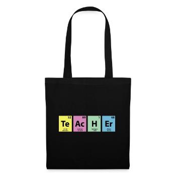 Lehrer-Element - Stoffbeutel - Schwarz - Vorne