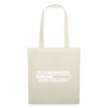 Schwimmer Spruch Sport Lustiges Schwimmer Geschenk - Stoffbeutel - Natur - Vorne