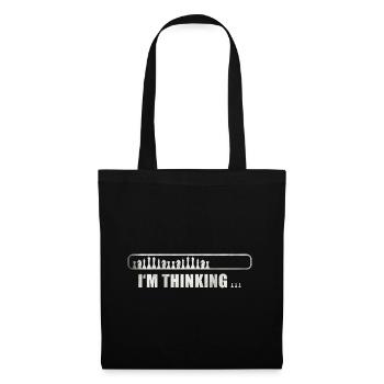 Chess - I'm thinking - Tote Bag - black - Front