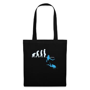 Plongée Evolution Chemise cadeau de plongée - Sac en tissu - noir - Devant