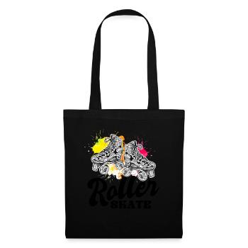 patins à roulettes - Sac en tissu - noir - Devant