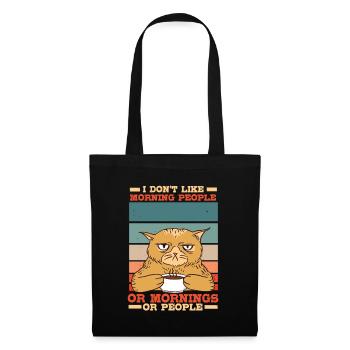 Funny cats t-shirt cadeau chat - Sac en tissu - noir - Devant