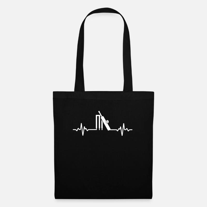 Cricket heartbeat - Tote Bag - black