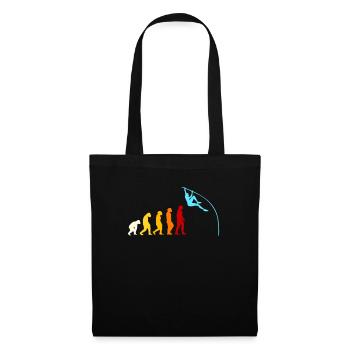 Stabhochsprung Evolution - Stoffbeutel - Schwarz - Vorne