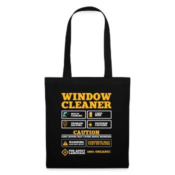 Window cleaner gift idea - Tote Bag - black - Front