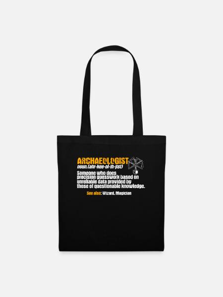 Archäologe - Stoffbeutel - Schwarz