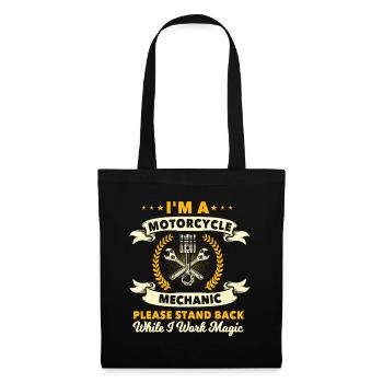 Motorcycle mechanic gift - Tote Bag - black - Front