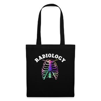 Radiologie - Sac en tissu - noir - Devant