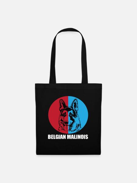 Belgischer Malinois - Stoffbeutel - Schwarz