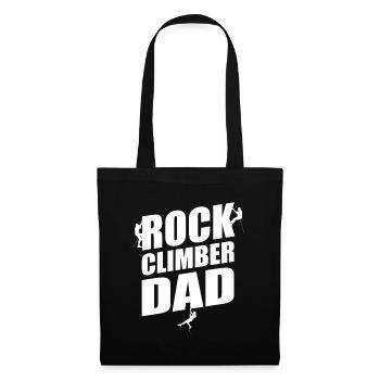 Grimpeur Papa Escalade - Sac en tissu - noir - Devant