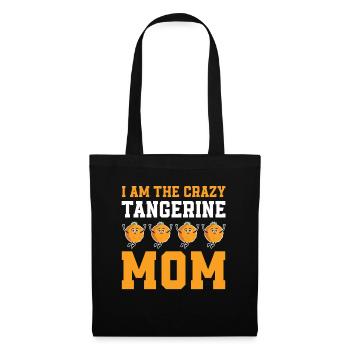 Crazy Tangerine Mama - Tote Bag - black - Front