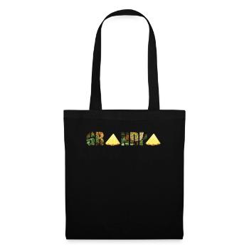 Ananas Opa - Stoffbeutel - Schwarz - Vorne