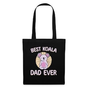 Bester Koala Papa Aller Zeiten Für Männer - Stoffbeutel - Schwarz - Vorne