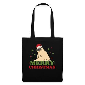 Merry Christmas - Dog Christmas Gift funny - Tote Bag - black - Front