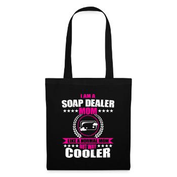 Funny soap merchants mom - Tote Bag - black - Front