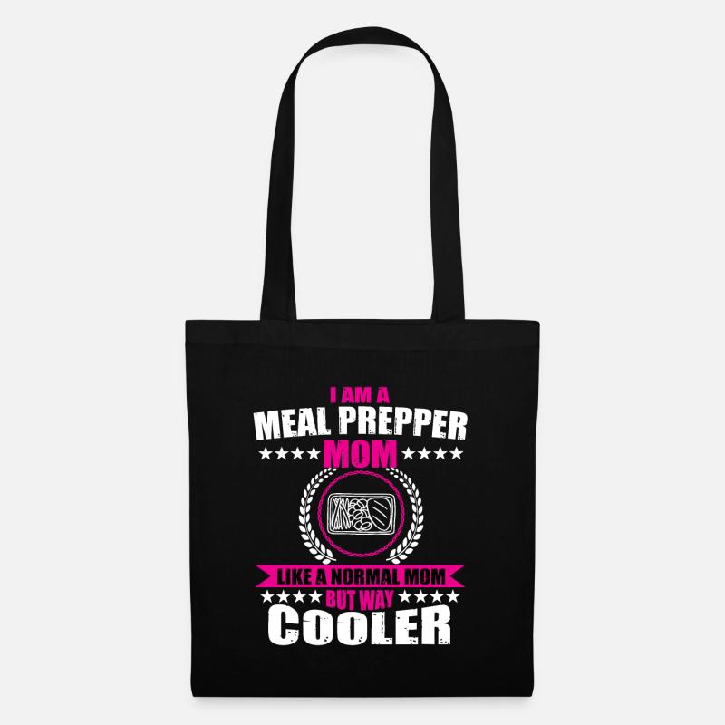 Meal Prep Mama - Stoffbeutel - Schwarz