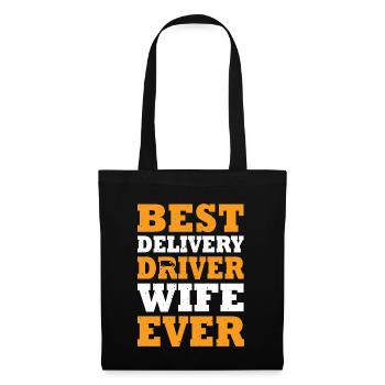 Best delivery driver of all time - Tote Bag - black - Front
