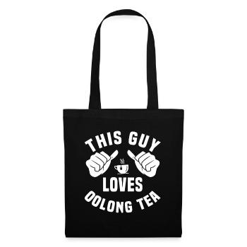 Ce gars aime le thé oolong - Sac en tissu - noir - Devant