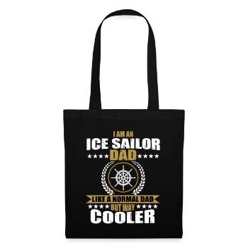 Drôle de cadeau Ice Sailor Daddy - Sac en tissu - noir - Devant
