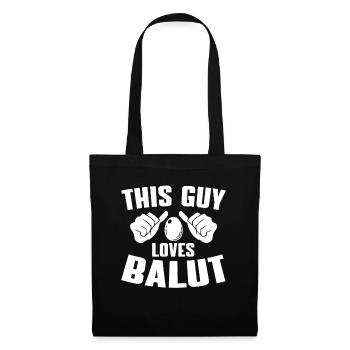 Humour balut - Sac en tissu - noir - Devant