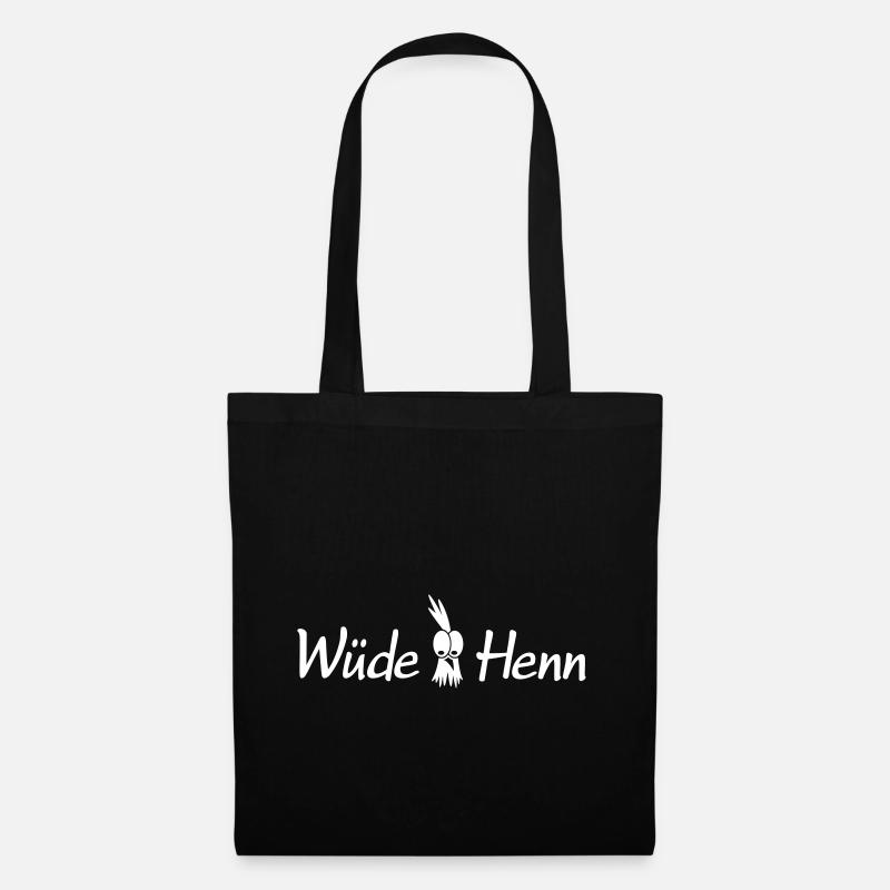 Wüde Henn - Stoffbeutel - Schwarz