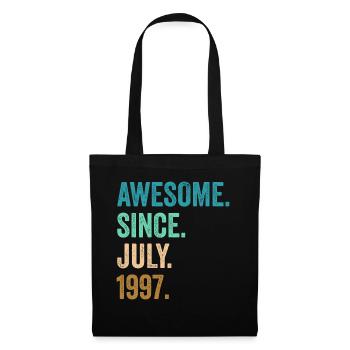 Génial depuis juillet 1997 25ème anniversaire - Sac en tissu - noir - Devant