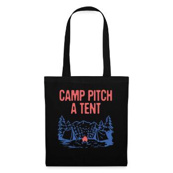 Camp Emplacement une tente Camping d’été Camping Tropical Camper - Sac en tissu - noir - Devant