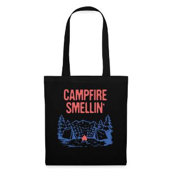 Campfire Smellin' Camping Summer Camper Tropical - Stoffbeutel - Schwarz - Vorne