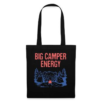 Big Camper Energy Camping Randonnée Camp Randonneur Road - Sac en tissu - noir - Devant