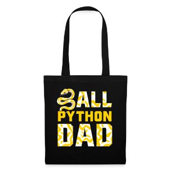 Banana Ball Python Herpetologist Ball Python Dad - Tote Bag - black - Front