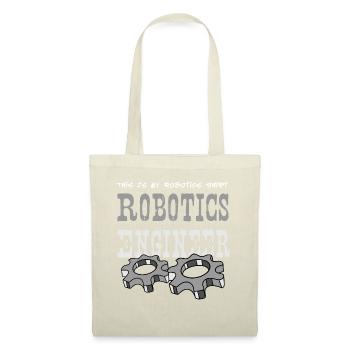 Robotics Engineer Funny Robot Mechanic - Tote Bag - nature - Front