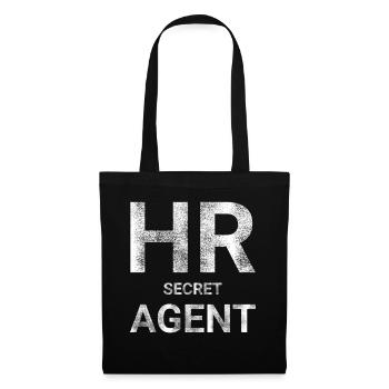 HR Secret agent - Tote Bag - black - Front