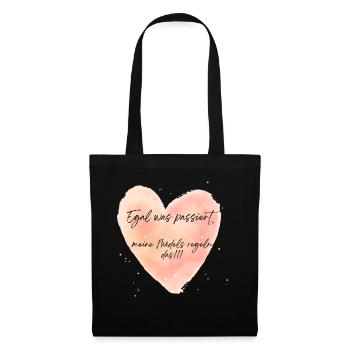 No matter what happens, my girls take care of it - Tote Bag - black - Front