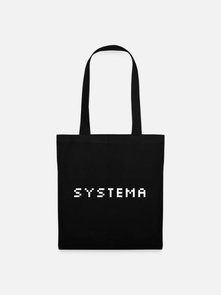 T-Shirt Systema - Stoffbeutel - Schwarz
