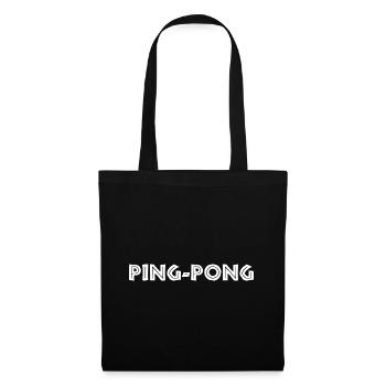 Ping-pong t-shirt - Tote Bag - black - Front