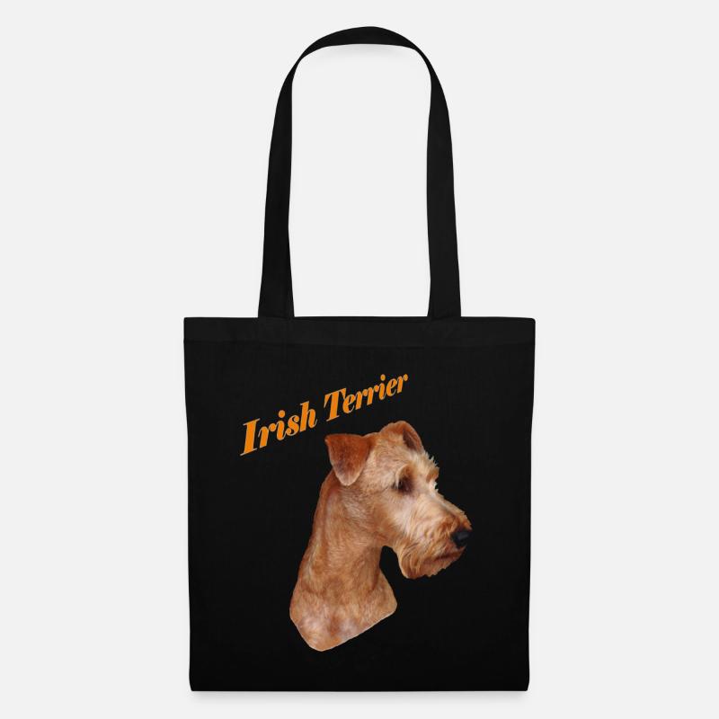 Irish Terrier - Stoffbeutel - Schwarz