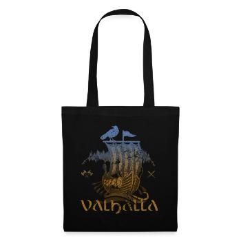 Valhalla Viking Vikings Bjoern Iron Side - Tote Bag - black - Front