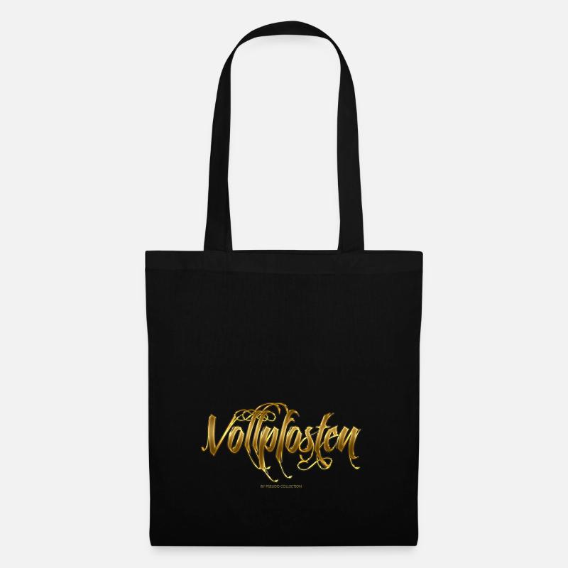 Vollpfosten - Stoffbeutel - Schwarz