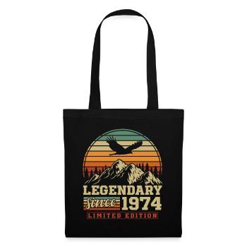 Legendary since 1974 Vintage Vintage Birthday - Tote Bag - black - Front