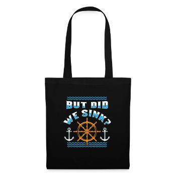 Funny cruise boat ship shirt gift - Tote Bag - black - Front