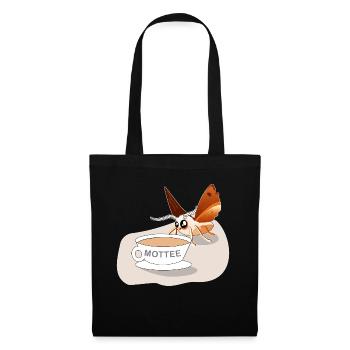Mottee Motte Chemise Design Motif Cadeau - Sac en tissu - noir - Devant