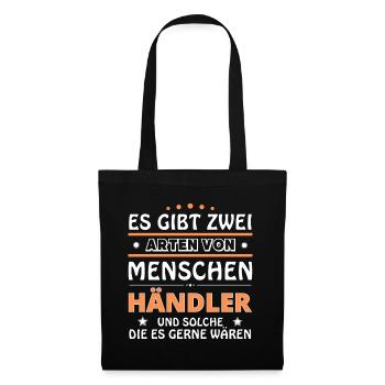 Cadeau du concessionnaire - Deux types de... Concevoir - Sac en tissu - noir - Devant