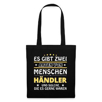 Cadeau du concessionnaire - Deux types de...Design - Sac en tissu - noir - Devant