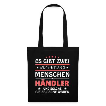 Cadeau du concessionnaire - Deux types de... Concevoir - Sac en tissu - noir - Devant