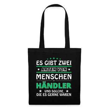 Gift - Two Gift - Two Types of... Design - Tote Bag - black - Front