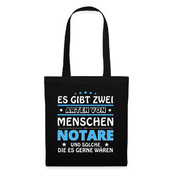 Notaries Gift - Two Types of... Design - Tote Bag - black - Front