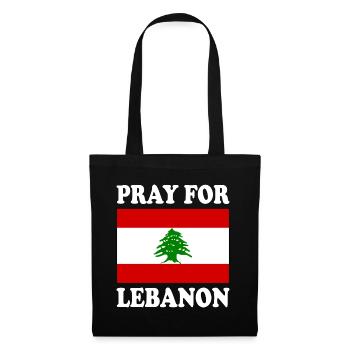 Pray for lebanon - Tote Bag - black - Front