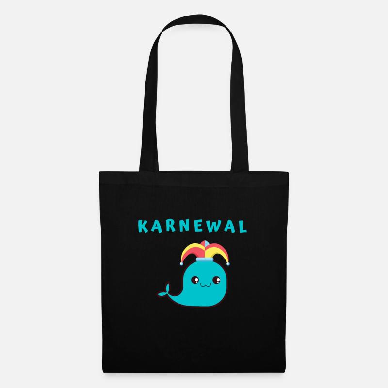 Karnewal Wal - Stoffbeutel - Schwarz