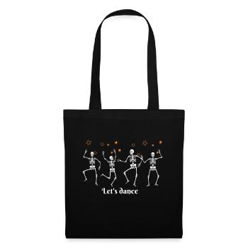 Dancing skeletons Halloween - Tote Bag - black - Front
