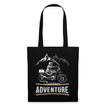 Outdoor Adventure Cross Motorcycle Enduro - Tote Bag - black - Front